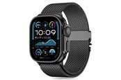 Smartklokke - Tilbehør - Tech-Protect Milano Strap for Apple Watch 6 / 7 / 8 / 9 / 10 / SE / Ultra 1 / 2 (44 / 45 / 46 / 49 MM) - Black - 5906302370641