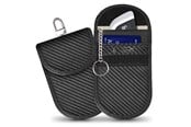 Mobil - Deksel og etui - Tech-Protect KLR100 RFID Locking Car Key Case - Black - Carbon - 5906302376995