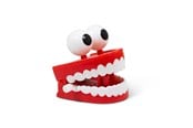 Små gaver til barn - Pocket Money Eyeball Chattering Teeth - 125090