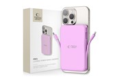 Nødlader - Tech-Protect Powerbank PB31 MagSafe 10000mAH - purple Nødlader - Lilla - 10000 mAh - 5906302375820
