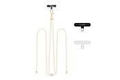 Mobil - Deksel og etui - Tech-Protect C7S Rope Crossbody Strap - Beige - 5906302372058