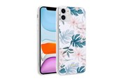 Mobil - Deksel og etui - CRONG Flower Case – iPhone 11 Case - Pattern 01 - CRG-FLR-IP11-01