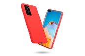 Mobil - Deksel og etui - CRONG Color Cover - Huawei P40 Case - Red - CRG-COLR-HP40-RED