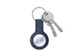 Mobil - Deksel og etui - CRONG Silicone Case with Key Ring – Protective keychain case for Apple AirTag 1/2 - navy blue - CRG-ATS-BLUE