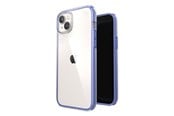 Mobil - Deksel og etui - Speck Presidio Perfect-Clear with Impact Geometry - iPhone 15 Plus / 14 Plus Case with MICROBAN Coating - Clear / Grounded Purple - 150124-9862