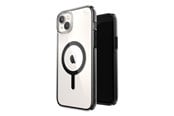 Mobil - Deksel og etui - Speck Presidio Perfect-Clear with Impact Geometry + MagSafe - iPhone 15 Plus / 14 Plus Case with MICROBAN Coating - Clear / Black - 150125-5905