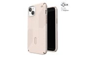 Mobil - Deksel og etui - Speck Presidio2 Grip ClickLock & Magsafe - iPhone 15 Plus / iPhone 14 Plus Case - Bleached Bone / Heirloom Gold / Hazel Brown - 150455-3214