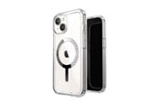 Mobil - Deksel og etui - Speck Gemshell Grip + MagSafe - Case for iPhone 17e / 16e / 15 / 14 / 13 - Clear / Chrome Finish - 150494-3223