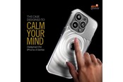 Mobil - Deksel og etui - STM Reawaken Ripple MagSafe - Case for iPhone 15 Pro Max - Clear - STM-322-409FM-01