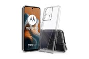 Mobil - Deksel og etui - CRONG Crystal Shield Cover - Motorola Moto G34 Case - Transparent - CRGCSHCMOG34TRS