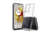 Mobil - Deksel og etui - CRONG Crystal Shield Cover - Motorola Moto G73 Case - Transparent - CRGCSHCMOG73TRS