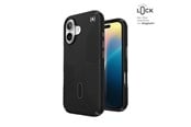 Mobil - Deksel og etui - Speck Presidio2 Grip ClickLock & MagSafe - iPhone 16 Case - Black / Slate Gray / White - 150689-3205