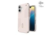 Mobil - Deksel og etui - Speck Presidio2 Grip ClickLock & MagSafe - iPhone 16 Case - Bleached Bone / Heirloom Gold / Hazel Brown - 150689-3214