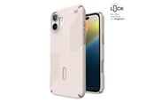 Mobil - Deksel og etui - Speck Presidio2 Grip ClickLock & MagSafe - iPhone 16 Plus Case - Bleached Bone / Heirloom Gold / Hazel Brown - 150713-3214