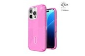 Mobil - Deksel og etui - Speck Presidio2 Grip ClickLock & MagSafe - iPhone 16 Pro Case - True Pink / Shocking Pink / White - 150701-3249