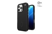 Mobil - Deksel og etui - Speck Presidio2 Pro ClickLock & MagSafe - iPhone 16 Pro Case - Black / Slate Gray / White - 150700-3205