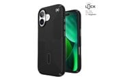 Mobil - Deksel og etui - Speck Presidio2 Grip ClickLock & MagSafe - iPhone 17 Case - Black / Slate Gray / White - 150959-D143