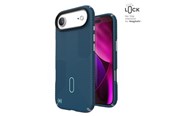 Mobil - Deksel og etui - Speck Presidio2 Grip ClickLock & MagSafe - iPhone Air Case - Deep Sea / Silver Metallic / Spell Blue - 150968-3261