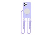 Mobil - Deksel og etui - Tech-Protect MagNecklace MagSafe Case for iPhone 12 / 12 Pro - Lavender - 5906302376131