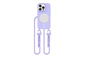 Mobil - Deksel og etui - Tech-Protect MagNecklace MagSafe Case for iPhone 15 Pro - Lavender - 5906302375998