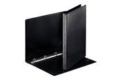 Arkivering & Oppbevaring - Esselte Panorama - presentation ring binder - for A4 - capacity: 140 sheets - black - 49753