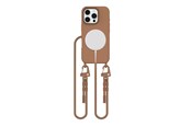 Mobil - Deksel og etui - Tech-Protect MagNecklace MagSafe Case for iPhone 16 Pro Max - Brown - 5906302370283