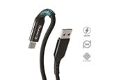 Mobil - Adaptere og ladere - CRONG Armor Link - 60W PD 3A USB-A to USB-C Cable 25cm - Black - CRG-AL025USAC-BLK