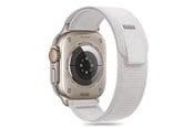 Smartklokke - Tilbehør - Tech-Protect Nylon Stripe Strap for Apple Watch 6 / 7 / 8 / 9 / 10 / SE / Ultra 1 / 2 (44 / 45 / 46 / 49 MM) - Gray - 5906302370849