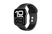Smartklokke - Tilbehør - CRONG Duo Sport - Apple Watch Band 38/40/41/42 mm - Gray/Black - CRG-40DSB-BLK