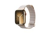 Smartklokke - Tilbehør - CRONG Eclipse - Magnetic Leather Apple Watch Band 38/40/41/42mm - Beige - CRG-40ECL-BGE