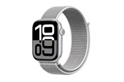 Smartklokke - Tilbehør - CRONG Nylon - Sport Band for Apple Watch 38/40/41/42 mm - Silver Gray - CRG40NLBSHL