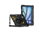 Nettbrett - Deksler og etui - CRONG Defender Plus – Rugged Case for iPad Air 11” (2026 – 2024) / iPad Air 10.9” - 5th-4th gen. - CRGDPIPDA11BLK