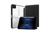 Nettbrett - Deksler og etui - CRONG PrimeFolio – Case for iPad Air 11” (2026-2024) / iPad Air 10.9” (5th-4th gen.) / iPad Pro 11" (2022-2021) - Black/Clear - CRG-PRF-IPD11-BLK