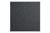 Dekorasjon - Middle Atlantic TruTile - acoustic wall panel - square - 61 x 61 cm - charcoal grey - AUTT22SQWSTSMCHG