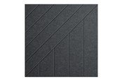 Dekorasjon - Middle Atlantic TruTile - acoustic wall panel - square - 61 x 61 cm - silver grey - AUTT22SQWSTSMSLG