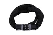 Sykkelutstyr - Dunlop - Bicycle Lock with Combination Chain - Black - 8711252075594BLACK