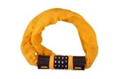 Sykkelutstyr - Dunlop - Bicycle Lock with Combination Chain - Orange - 8711252075594YELLOW