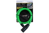Sykkelutstyr - Dunlop - Spiral key bicycle lock 65 cm - green - 871125208264_GREEN