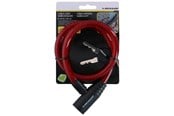 Sykkelutstyr - Dunlop - Spiral key bicycle lock 65 cm - red - 871125208264_RED
