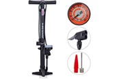 Sykkelutstyr - Dunlop - Floor pump for bikes balls mattresses with pressure gauge - Black - 871125210233