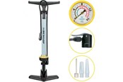Sykkelutstyr - Dunlop - Floor pump for bikes balls mattresses with pressure gauge - Blue - 871125257378