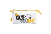 Skrive- & Tegneverktøy - Snoopy - 3-compartment pencil case from the Lazy Days collection - MARE0284