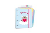 Ringpermer & Brevordnere - Pusheen - A4 binder from the Purrfect Love collection with sheets - 4 rings elastic band - CBK0139