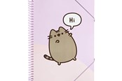 Ringpermer & Brevordnere - Pusheen - A4 binder with elastic band + 30 clear pockets - CFA405