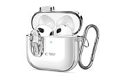 Mobil - Deksel og etui - Tech-Protect Slim Hook Case for AirPods 4 - Clear - 5906302371792