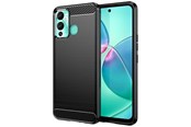 Mobil - Deksel og etui - Hurtel Carbon Case Case for Infinix Hot 12 Play NFC / Hot 12 Play Flexible Silicone Carbon Cover Black - 9145576275429