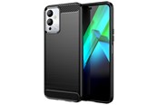Mobil - Deksel og etui - Hurtel Carbon Case Case for Infinix Note 12i Flexible Silicone Carbon Cover Black - 9145576275405