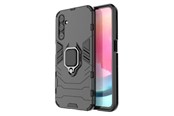 Mobil - Deksel og etui - Hurtel Ring Armor Case for Samsung Galaxy A24 4G Armored Cover Magnetic Holder Ring Black - 9145576277638