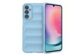 Mobil - Deksel og etui - Hurtel Magic Shield Case for Samsung Galaxy A24 4G Flexible Armored Cover Light Blue - 9145576277621