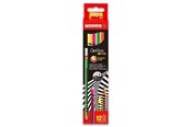 Skrive- & Tegneverktøy - Kores - School Pencils - 12-pack - Neon - 792306
